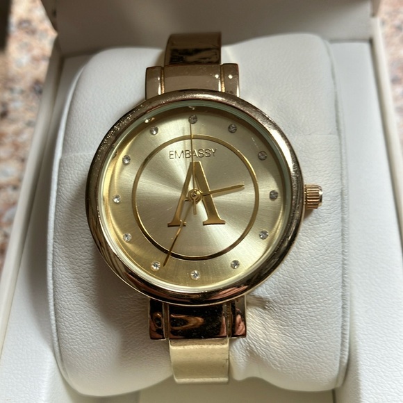Embassy Jewelry - Gold Tone Watch